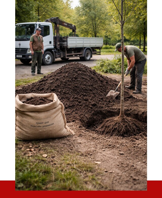 Грунт для посадки деревьев в Солнечногорске от 1249 р. | ПРОНЕРУДСлн