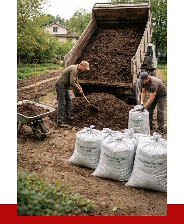 Плодородная смесь в Солнечногорске от 4371 р./куб с доставкой | ПРОНЕРУДСлн