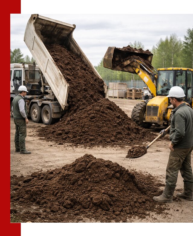 Доставка торфа оптом и в мешках в Солнечногорске
