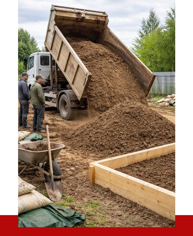 Торфо песчаная смесь в Солнечногорске с доставкой от 1925 р. | ПРОНЕРУДСлн