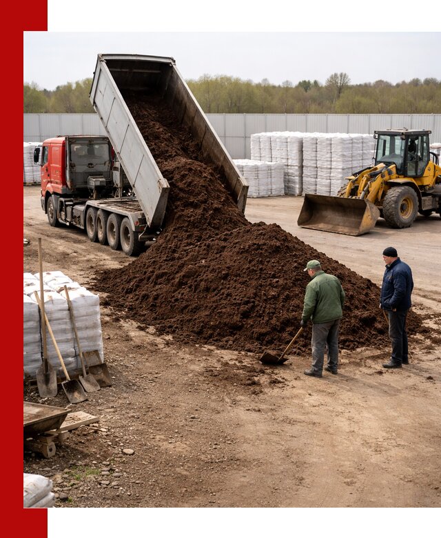 Доставка торфяных смесей оптом и в розницу в Солнечногорске