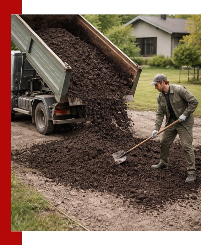 Чернозем для газона с доставкой в Солнечногорске быстро и качественно