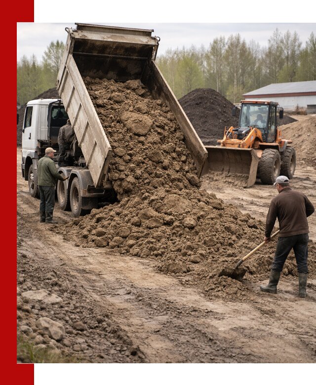 Доставка глин и суглинков в Солнечногорске оптом и вкрай