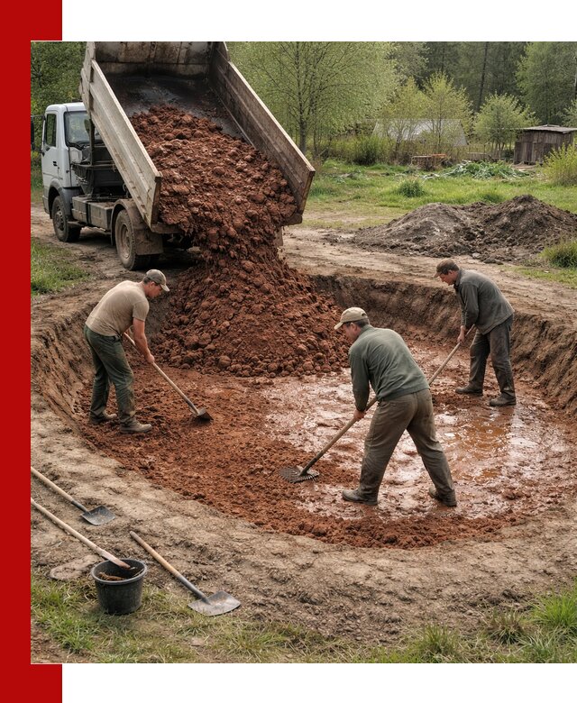 Купить качественную глину для пруда в Солнечногорске