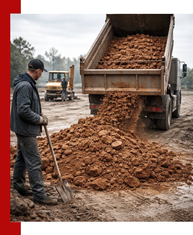 Глина для засыпки в Солнечногорске с доставкой самосвалами