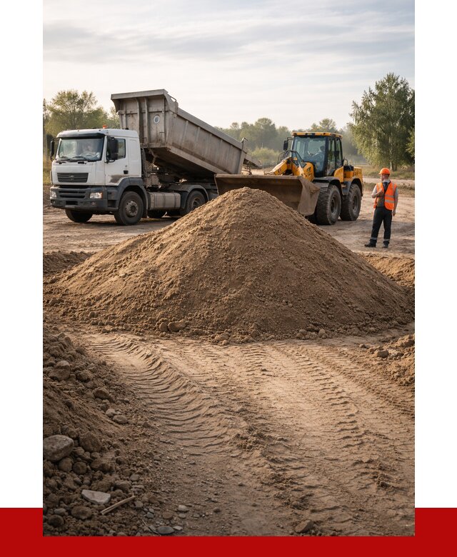 Купить песчаный грунт с доставкой в Солнечногорске от 4371 р. | ПРОНЕРУДСлн