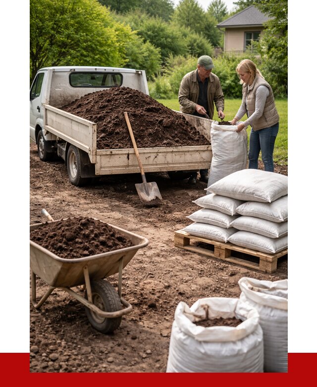 Перегной в мешках с доставкой в Солнечногорске от 2290 р. | ПРОНЕРУДСлн