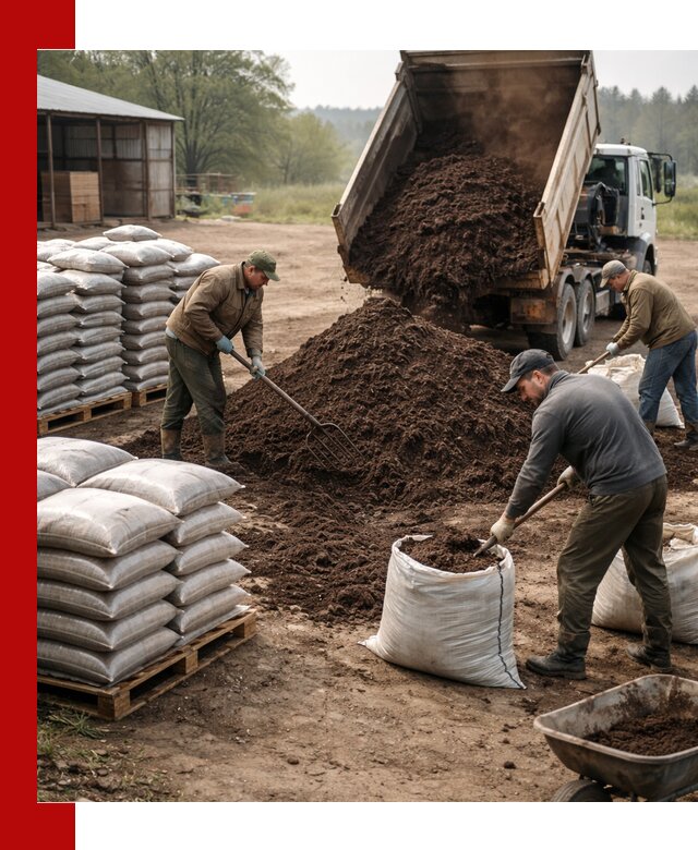 Доставка компоста оптом и в розницу в Солнечногорске