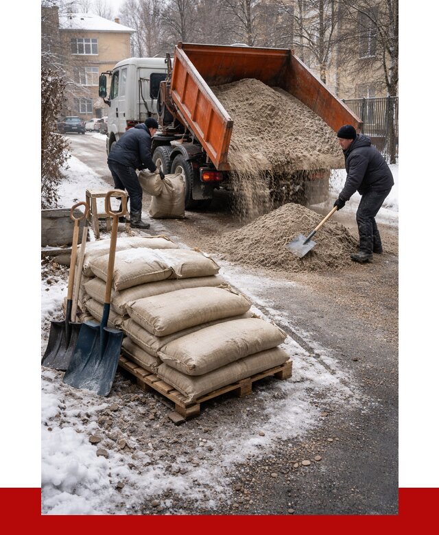 Противогололедные материалы оптом в Солнечногорске от 4371 р. | ПРОНЕРУДСлн