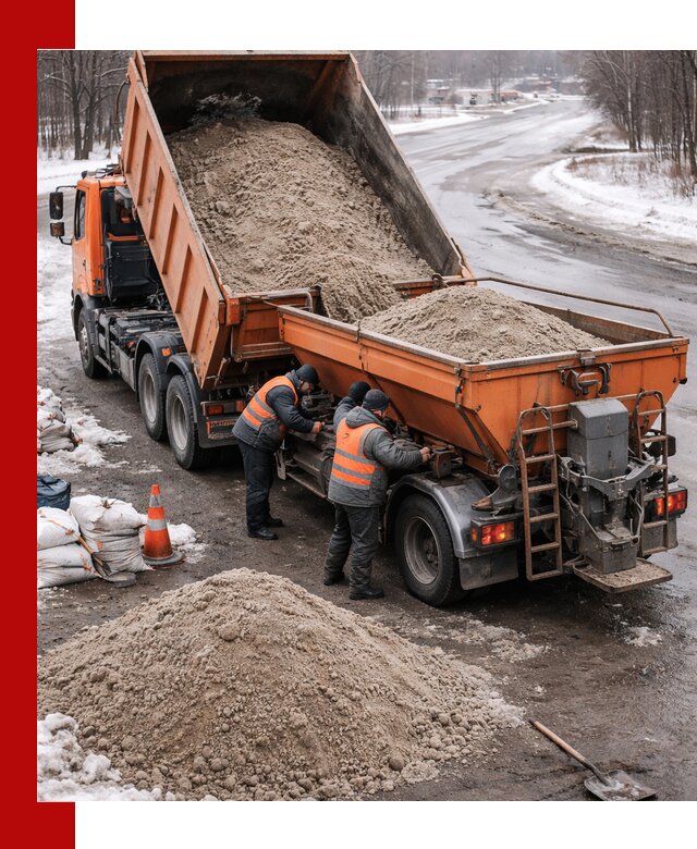 Поставка и вывоз пескосоля в Солнечногорске оптом и в розницу
