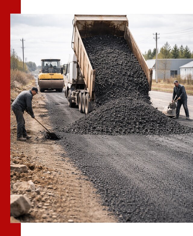Асфальтовая крошка для дорог в Солнечногорске — поставка и доставка