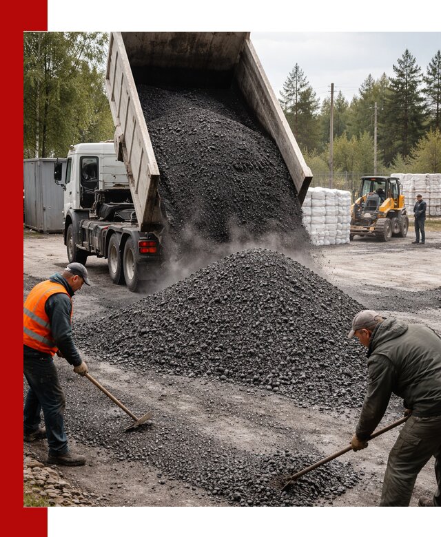 Доставка и продажа асфальтного гранулята в Солнечногорске