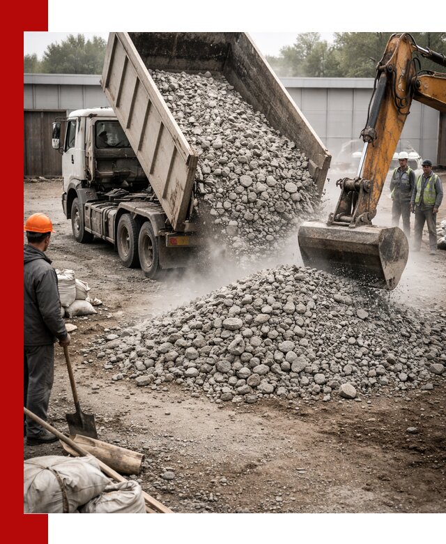 Доставка дробленого бетона в Солнечногорске оптом и в розницу