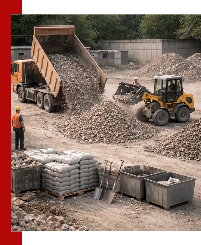 Вторичные материалы для отсыпки в Солнечногорске — поставка и доставка