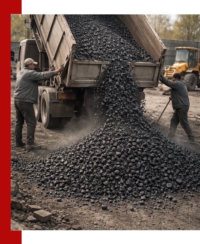 Доставка угля семечка самосвалами в Солнечногорске