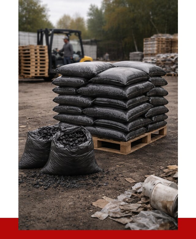 Купить уголь в мешках с доставкой в Солнечногорске от 7806 р. | ПРОНЕРУДСлн