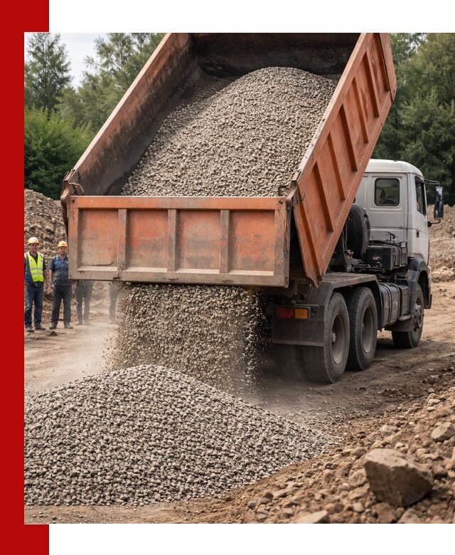 Доставка сыпучих материалов самосвалом в Солнечногорске быстро и надежно