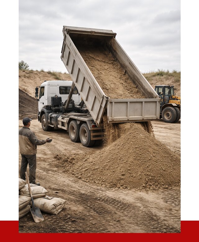 Доставка самосвалом 20 кубов в Солнечногорске от 7806 р. | ПРОНЕРУДСлн