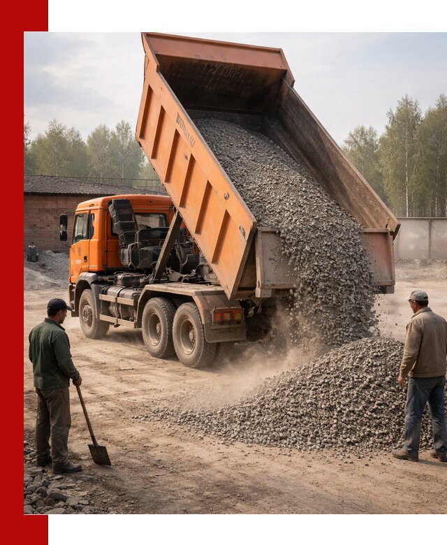 Доставка самосвалом 20 м3 в Солнечногорске быстро и надежно