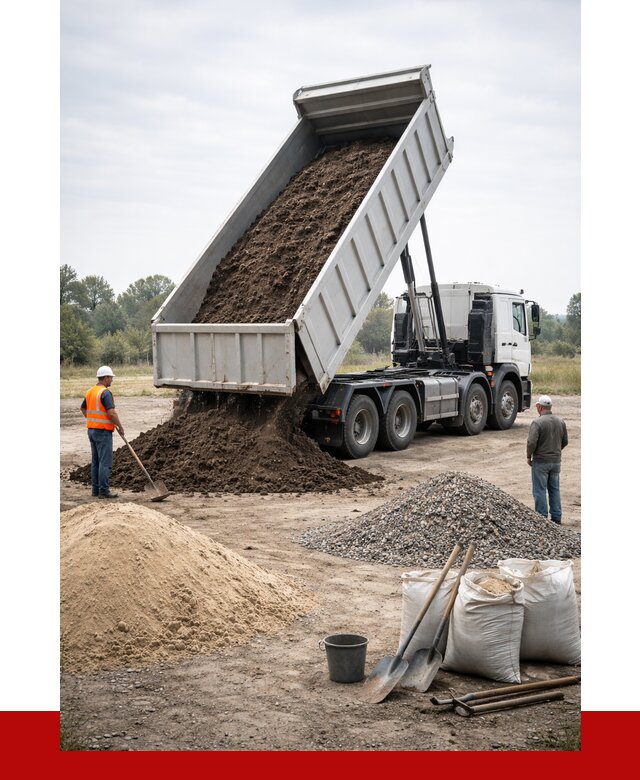 Доставка самосвалом 30 кубов в Солнечногорске от 8847 р. | ПРОНЕРУДСлн