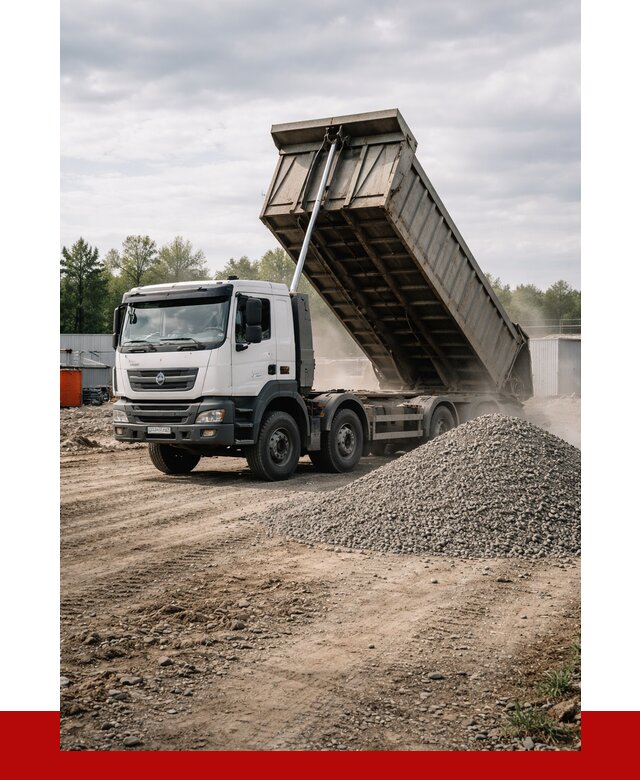 Доставка самосвалом 40 кубов в Солнечногорске от 9367 р. | ПРОНЕРУДСлн