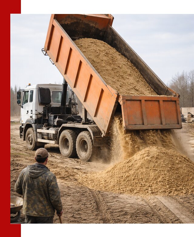 Аренда самосвала 20 тонн для перевозки грузов в Солнечногорске