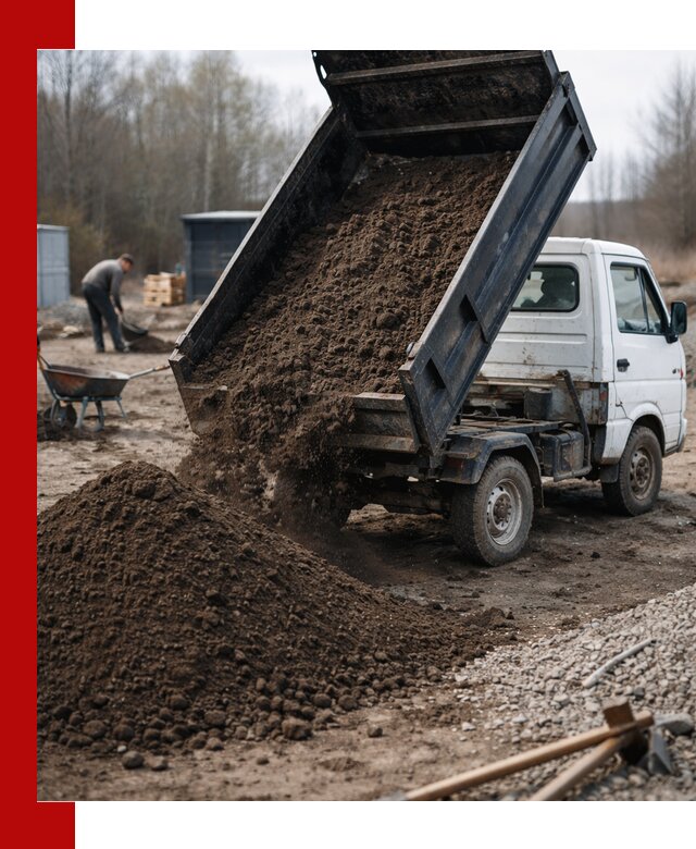 Аренда минисамосвала в Солнечногорске для доставки сыпучих материалов
