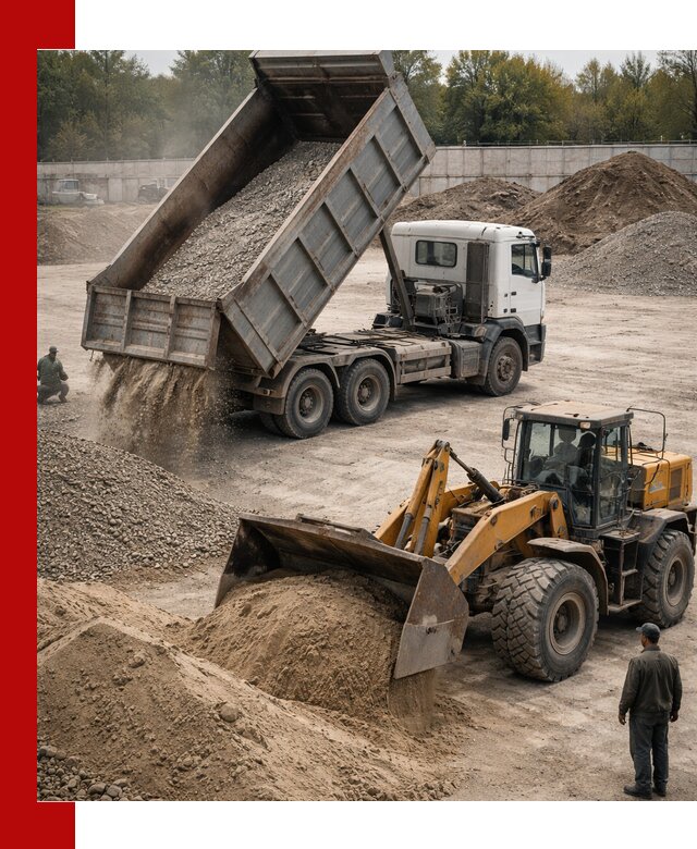 Перевозка сыпучих грузов самосвалами и бортовыми в Солнечногорске