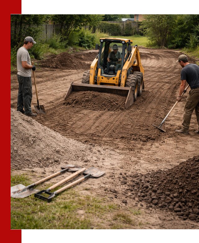 Планировка участка грунтом с вывозом и доставкой в Солнечногорске