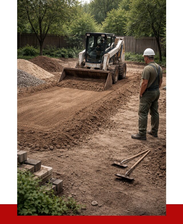 Выравнивание участка под ключ в Солнечногорске от 3643 р. | ПРОНЕРУДСлн